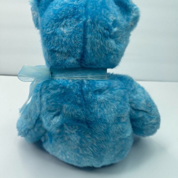 Vintage Ty Beanie Baby Rare 15" - Classy 2001 The People's Beanie Blue Bear - Picture 3 of 8